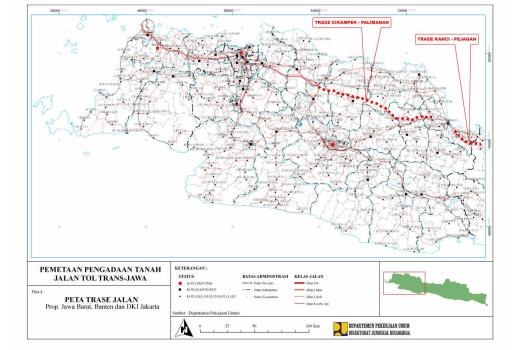 The Land Acquisition Mapping Project for Trans Java Toll Road  thumbnail